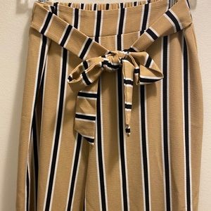 Mine clothing Striped Wide Leg Pants